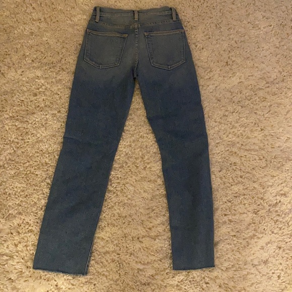 FRAME Denim Le High Straight Zipper Jeans - Picture 10 of 12
